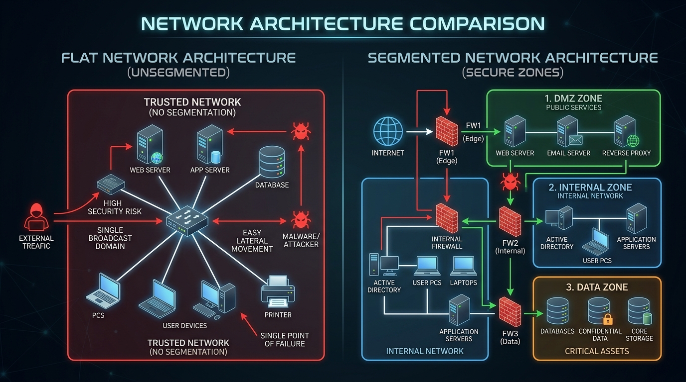 Network segmentation diagram
